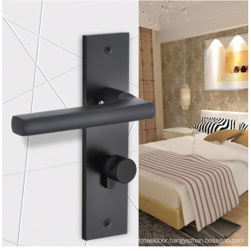 BL06 35-45mm Door Lock with Keys Modern Black Color Bedroom Door Lock Set